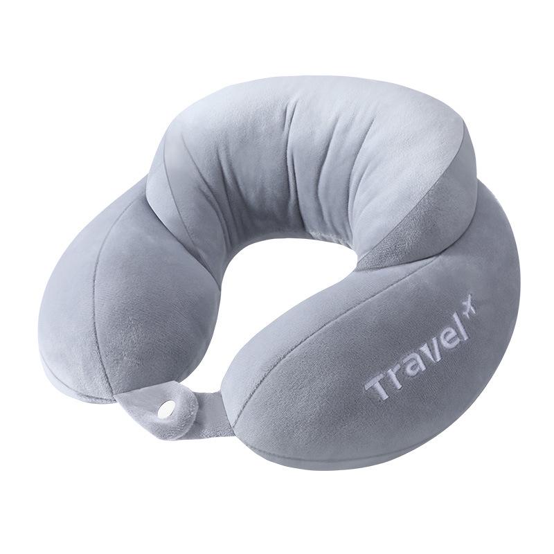 Custom Logo U-Shaped Neck Support Pillow for Airplane Travel