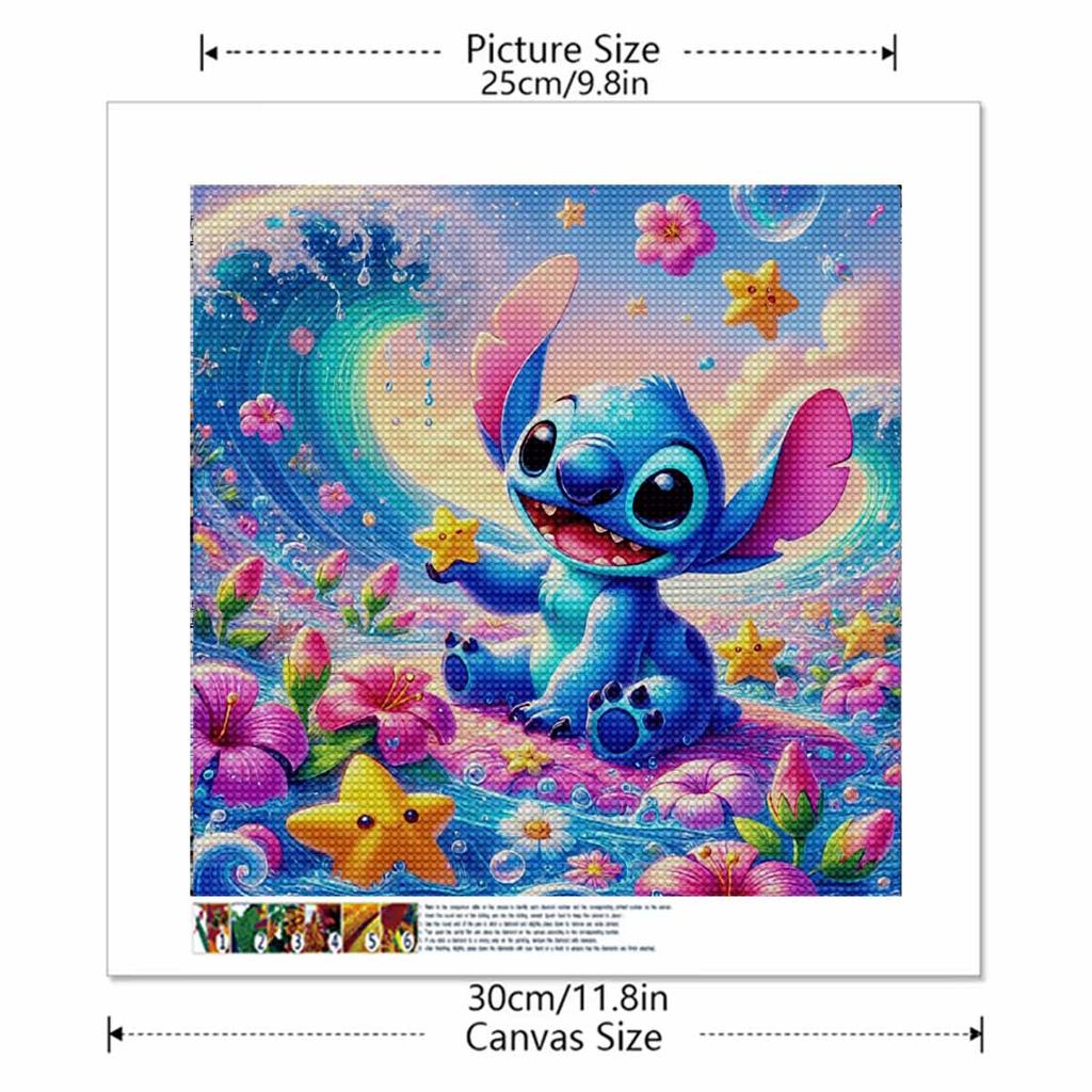 DIY Diamond Painting Round Diamond Lovely Stitch Full Diamond Mosaic Home Decoration Painting Cross Stitch Kit