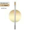 777 316L Stainless Steel Golden Lucky Chopsticks - 1 Pair