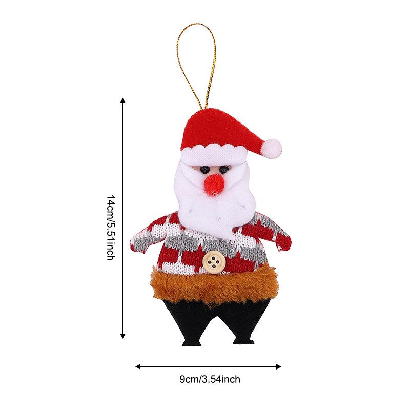 Christmas Festival Dancing Santa Doll Hanging Ornament