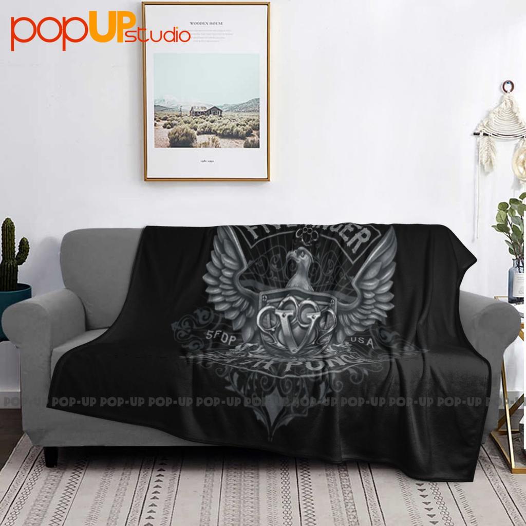 Cfive Finger Death Punch 5Fdp Silver Eagle Crest Ultra-Soft Blanket Quilt Winter Sofa Cover Bed Covers