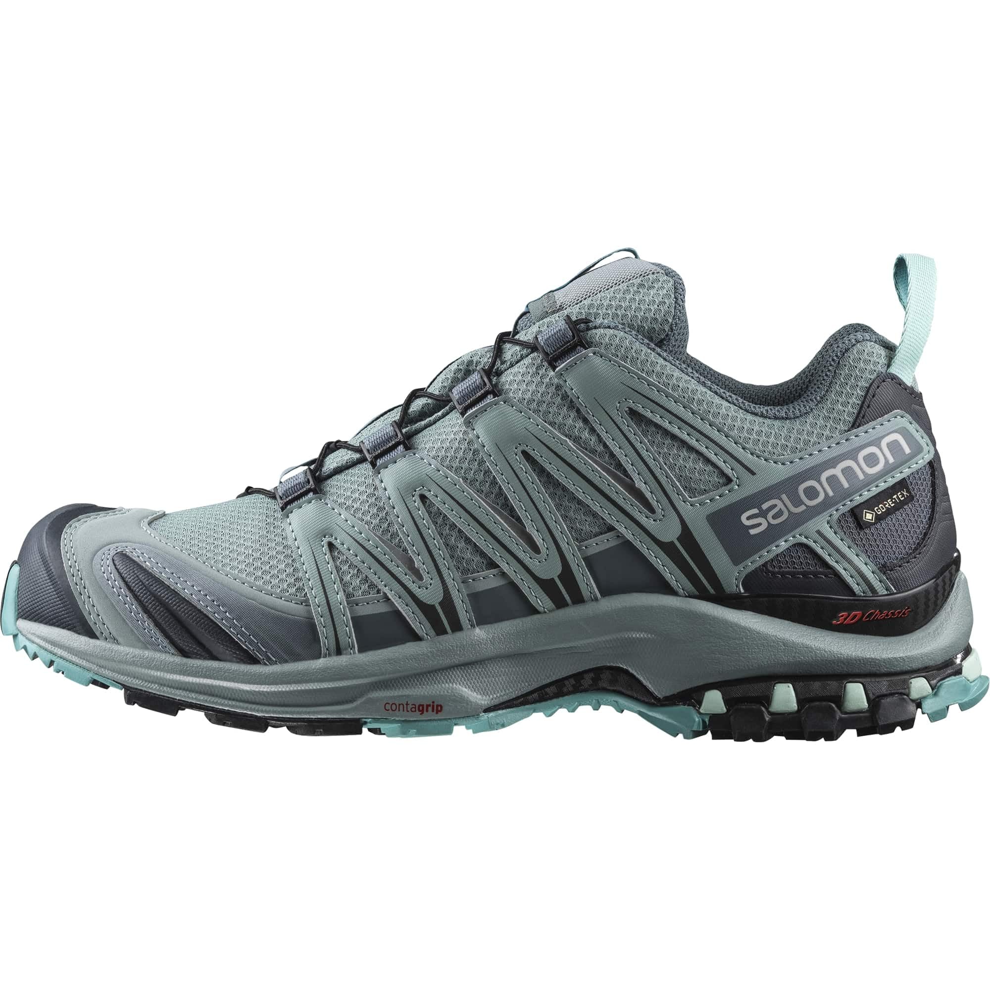 

[Salomon] Женские кроссовки для трейлраннинга XA PRO 3D GORE-TEX – Lead/Stormy Weather/Meadowbrook, Размер 24.0 см