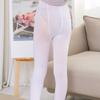 Velvety Girls Tights Classical White Dance Pantyhose Nonslip Waistband Smooth Texture for Ballet Class And Daily Wear