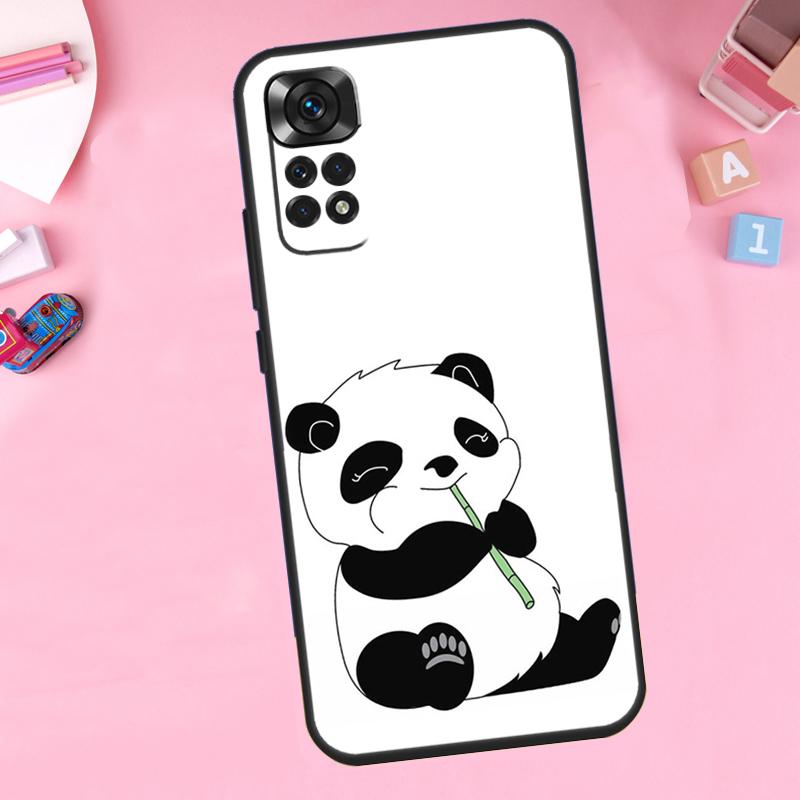 Cartoon Panda For Xiaomi Redmi Note 14 10 11 12 13 15 Pro Plus Phone Case For Redmi 15C 14C 10C 12C 13C 15