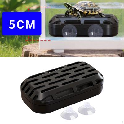 Turtle Tank Collector Reptile Waste Container Reusable Debris Easy Clean with Suction Cups