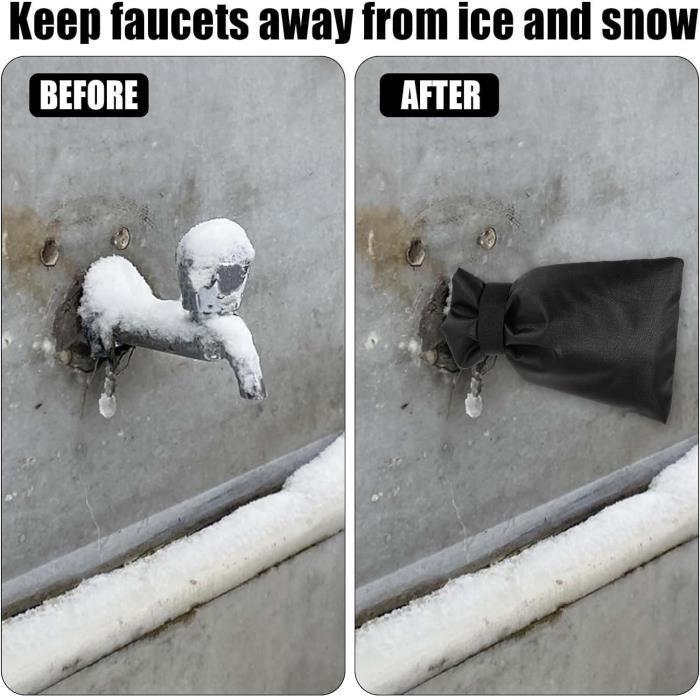 Protective Cover for Outdoor Faucet - 2PCS - Reusable - Thick - Waterproof