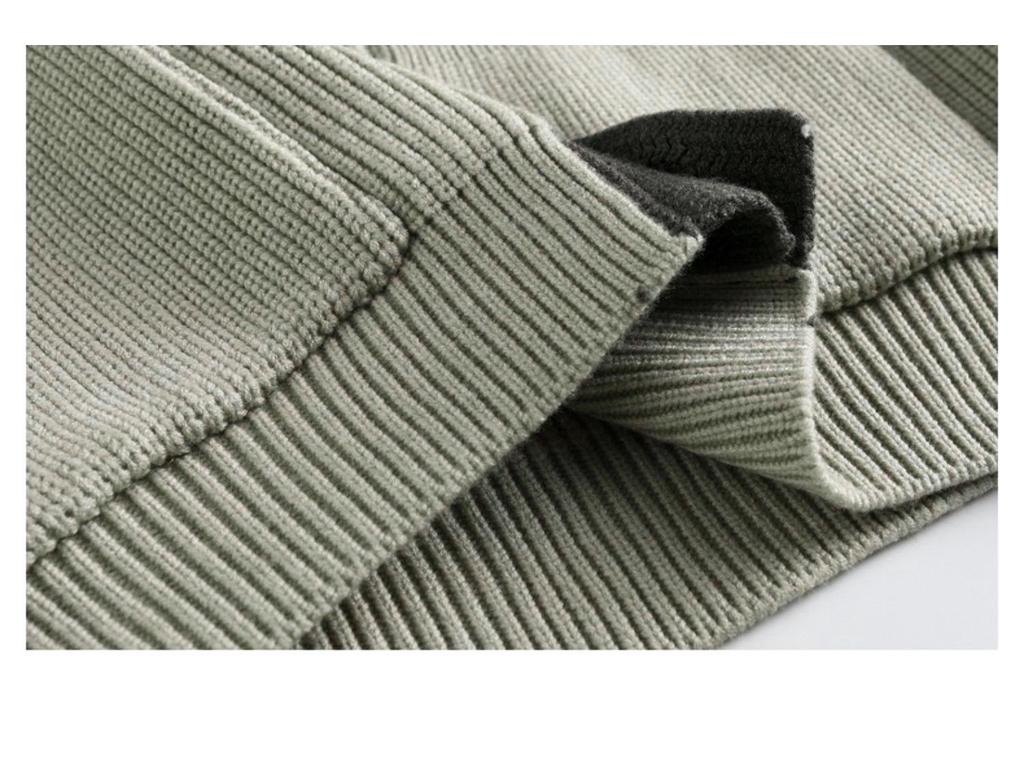 Men's Trendy Two-Piece Knit Cardigan: High-End Wool Sweater Jacket for Autumn/Winter