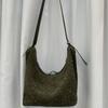 New Cowhide Leather Woven Bag Tote Bag Bucket Bag Shoulder Crossbody Handbag Women's Large Capacity