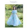 Girls Floral Print Princess Long Dress Kids Summer Casual Beach Dress