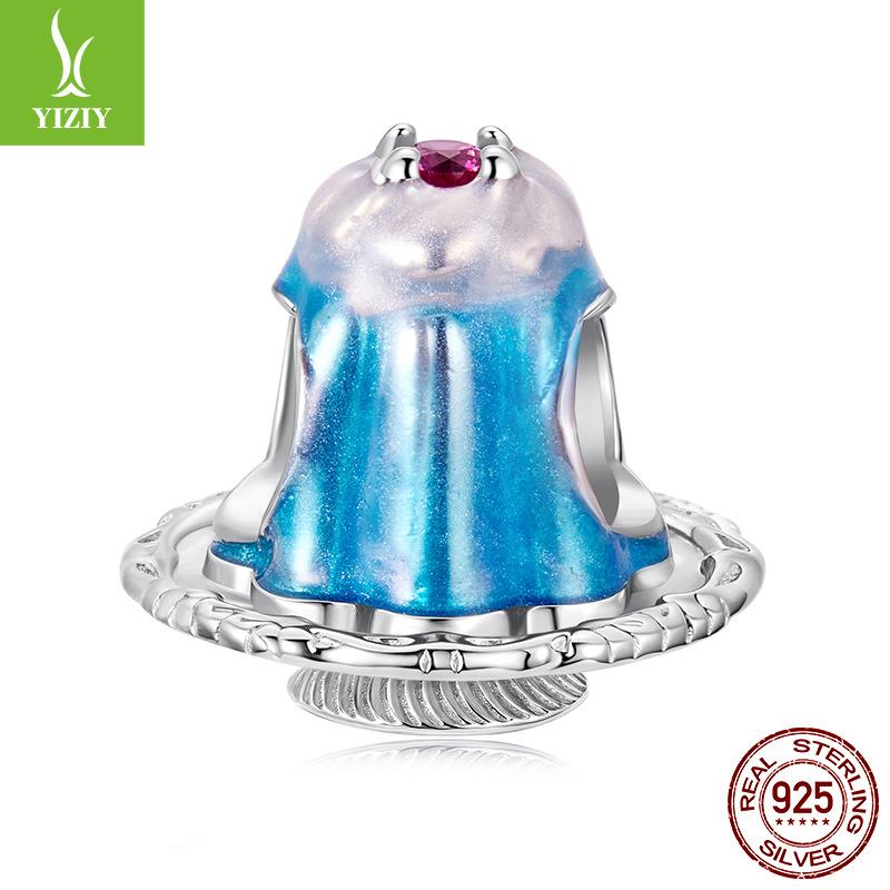 S925 Sterling Silver Oil Drop Pudding Bracelet Beaded Accessories Sweet Dream Dessert Diy Beads