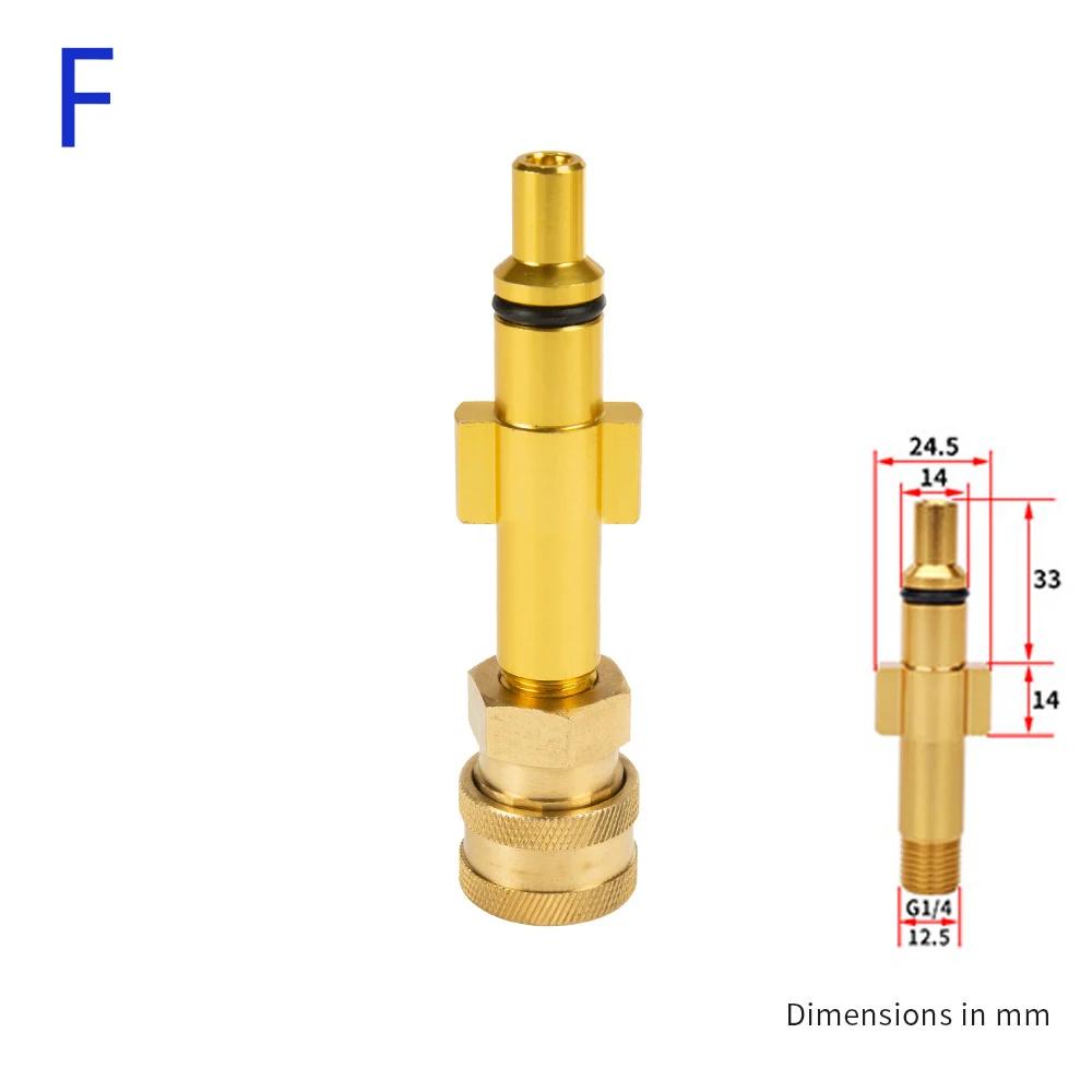 Hochdruckreiniger-Schnellkupplung 1/4 Zoll zur Spritzpistolenlanze, Bajonettadapter 1/4 Zoll, Schnellkupplung für Karcher