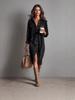 Corduroy Long-Sleeve Dress: Europe & America Fashion Trend Loose Lapel Shirt Skirt