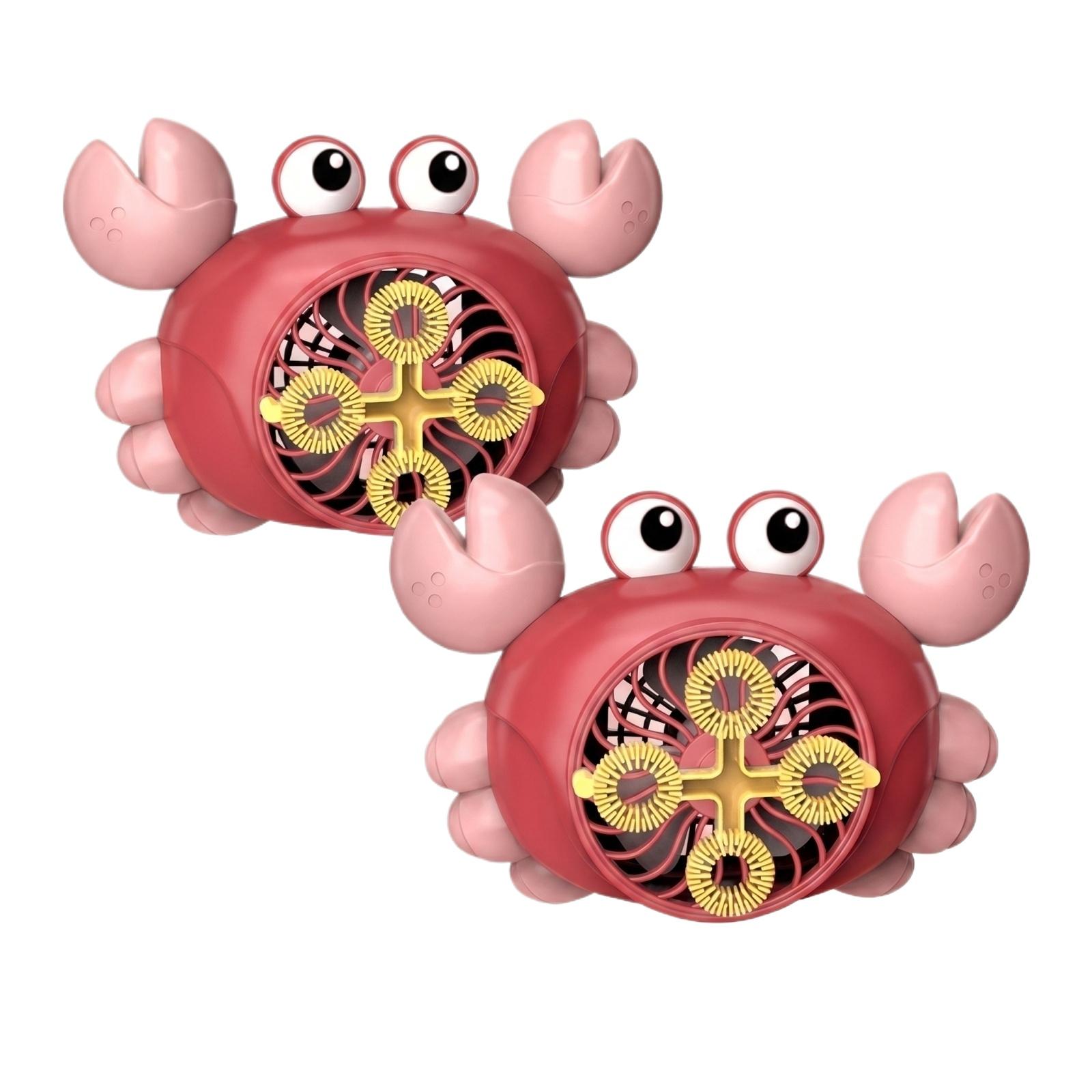 Bubble Toy Electric FanBubbles Crab Cartoon Bubble Machine Toy Automatic Bubble Production Random Color One Size