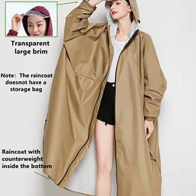 Women Breathable Raincoat Big Rain Coat Poncho Ladies Waterproof Cloak Raincoats Bicycle Rainwear