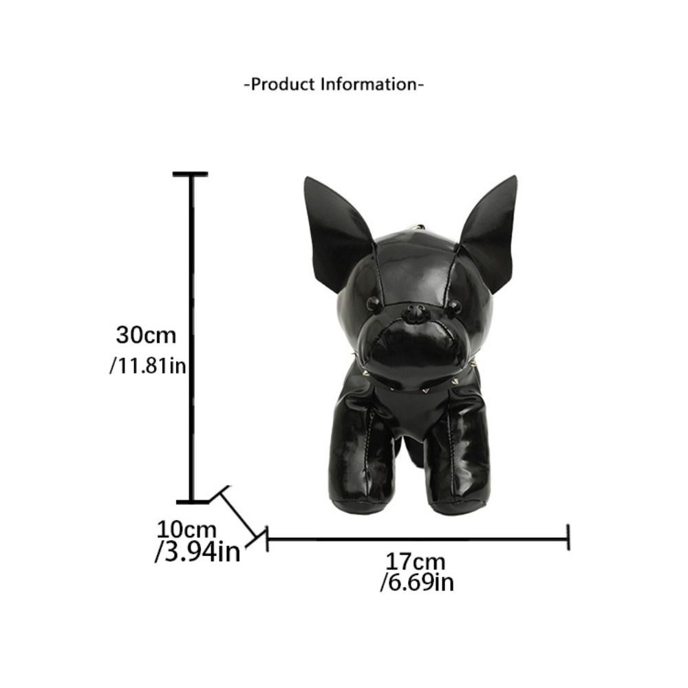 Three-dimensional Bulldog Dog Bag Bulldog Shape Cartoon Crossbody Bag Animals Shoulder Bag  Girls