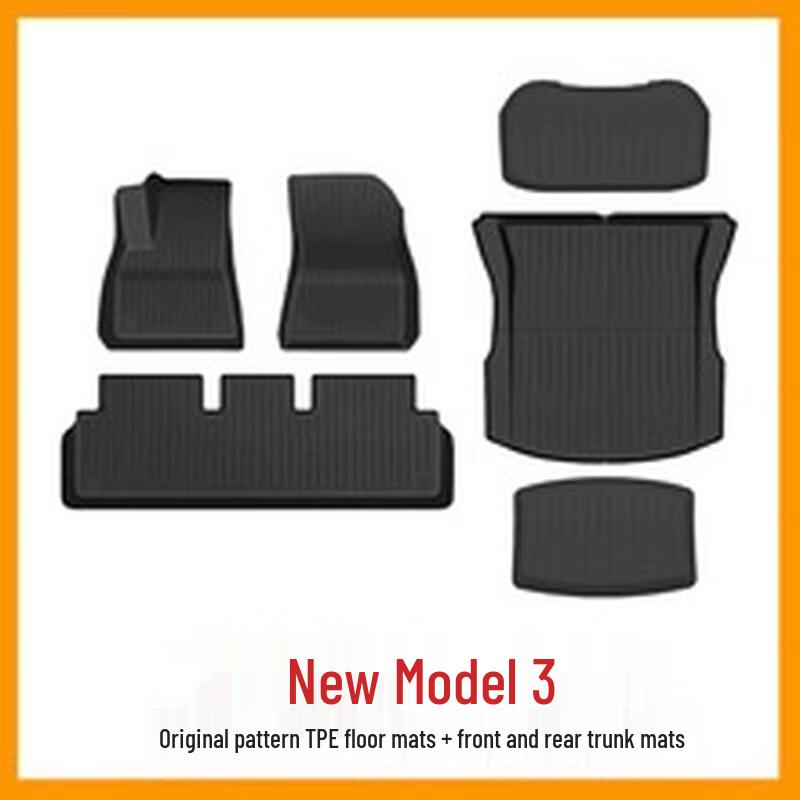 Aige Tesla Model 3 Highland TPE All-Weather Floor Mats