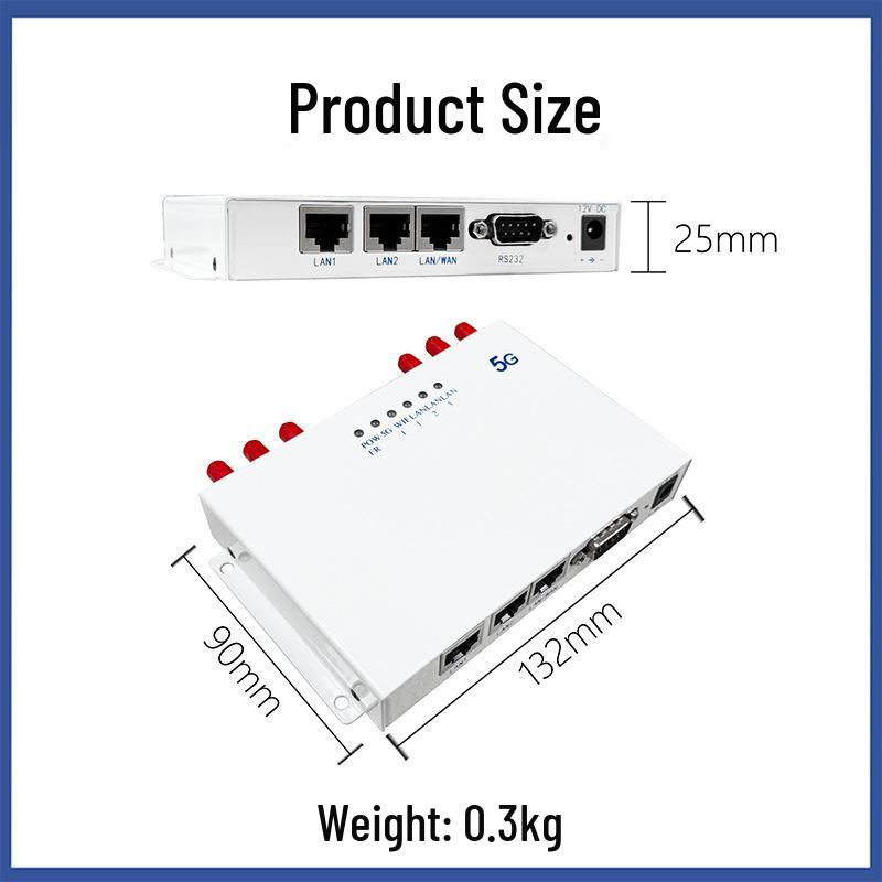 5G CPE WiFi 6 Router TT66 with RS232/RS485 DTU Support and All Netcom Connectivity
