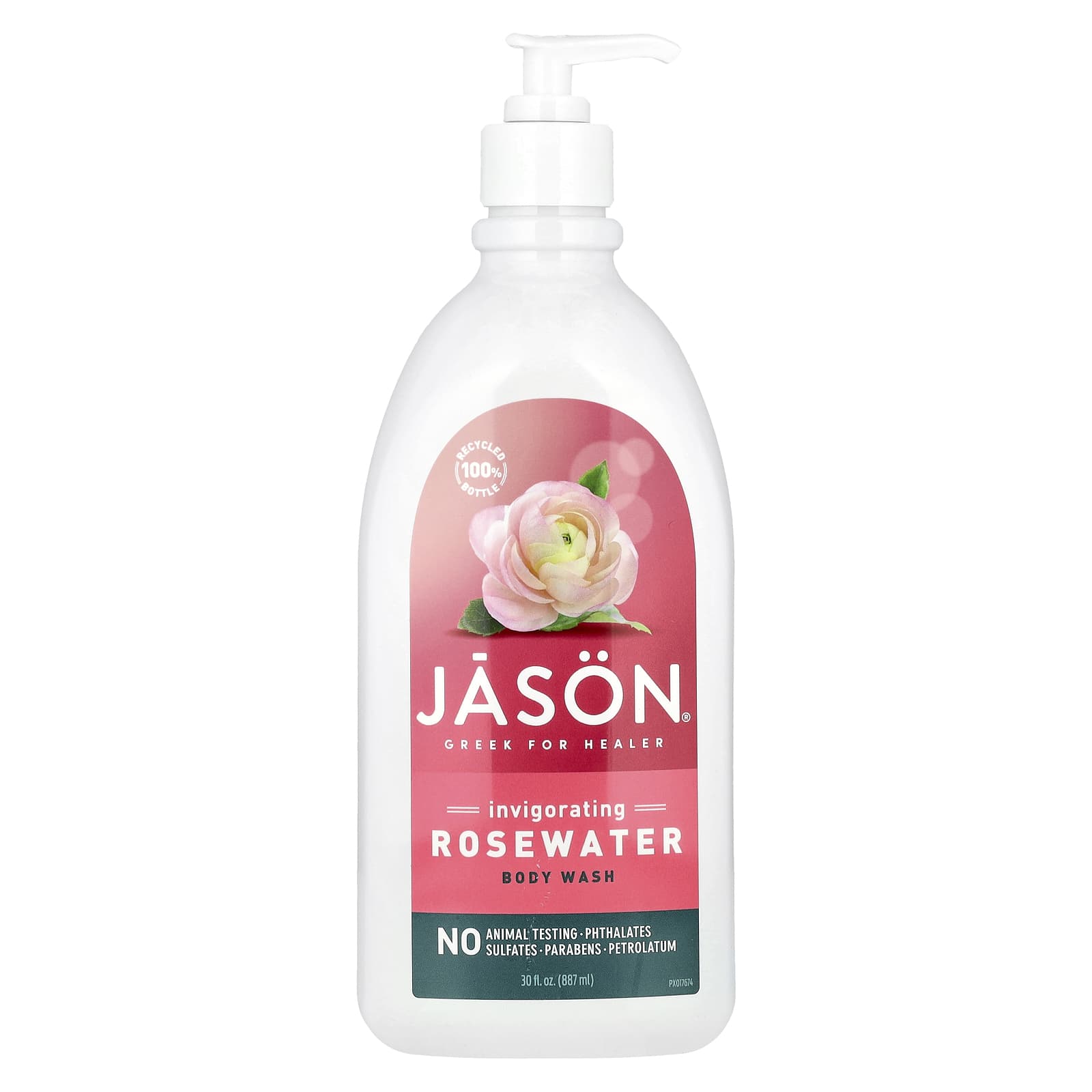 

Body Wash, Invigorating Rosewater, 30 Fl Oz (887 Ml)