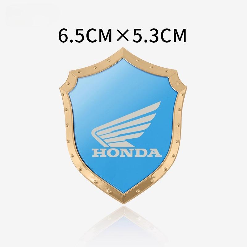 Honda Sticker Motorcycle Decoration Accessories Flying Wing Shield Metal Tag Pcx125pcx160nss350cbr600 Universal Stickers Cb650r