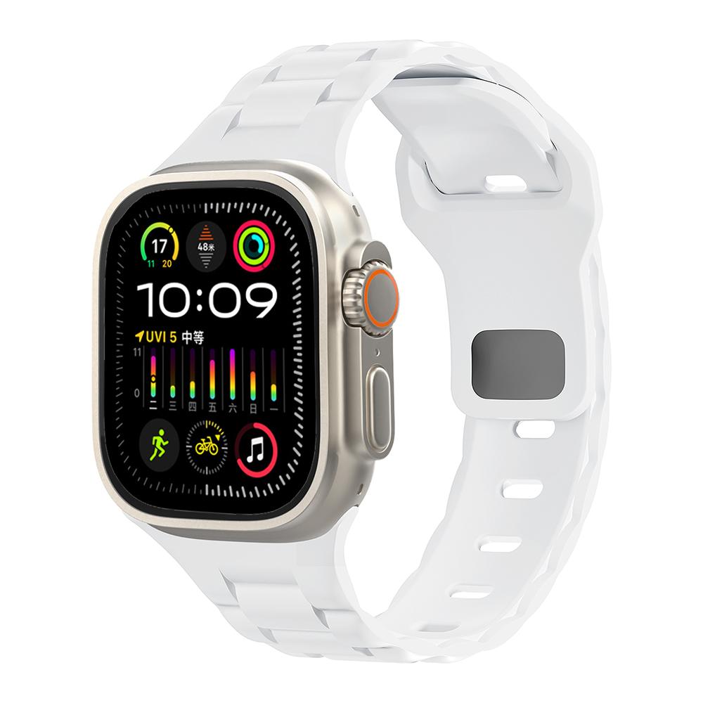 Pulseira de silicone para Apple Watch Ultra 2/Ultra 49 mm série 10 9 8 7 46 mm 45 mm 41 mm Pulseira esportiva para iWatch série 6 5 4 3 2 1 SE 44 mm 40 mm 42 mm 38 mm
