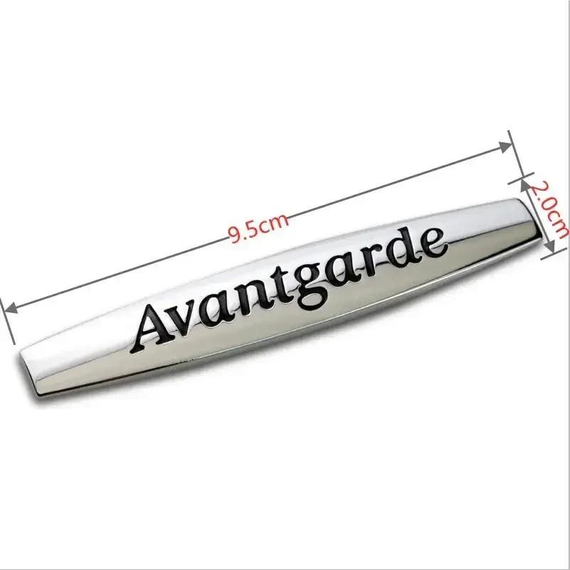 For Mercedes Benz 3D Metal Grand Edition Avantgarde Letters Side Fender Emblem Badge Sticker Decals for Mercedes Benz W204 W205 W213 W211 W210 ML