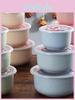 Wheat Straw Ecofriendly Bowl Set 3piece Food Storage With Lids Microwave Safe For Reheating Perfect For Fridg… More