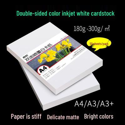 Cartulina Mate para Inyección de Tinta A4 a Doble Cara (230g, 250g, 300g) - Imprimible Blanco A3