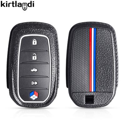 Silicone Car Key Case Cover For Toyota Yaris Cross RAV4 Corolla 2023 Prius Camry LC 200 LK Highlander Venza Land Cruiser Fortune