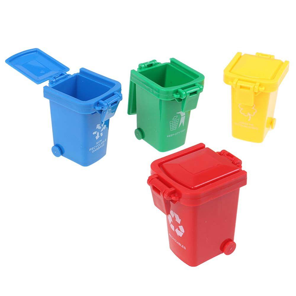 Truck Can Simulation Trash Can Dollhouse Trash Can Dollhouse Miniature Simulation Furniture Toy