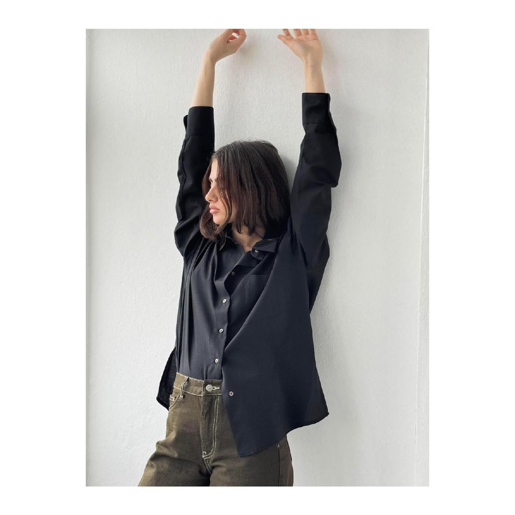 Design Boyfriend Vintage Pattern Shirt Women Multi Color