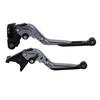nakira Brake and Clutch Lever Set for Zephyr Balios and Estrella 650 W800, ZZR250, 400, ZRX400, II, (Gunmetal)