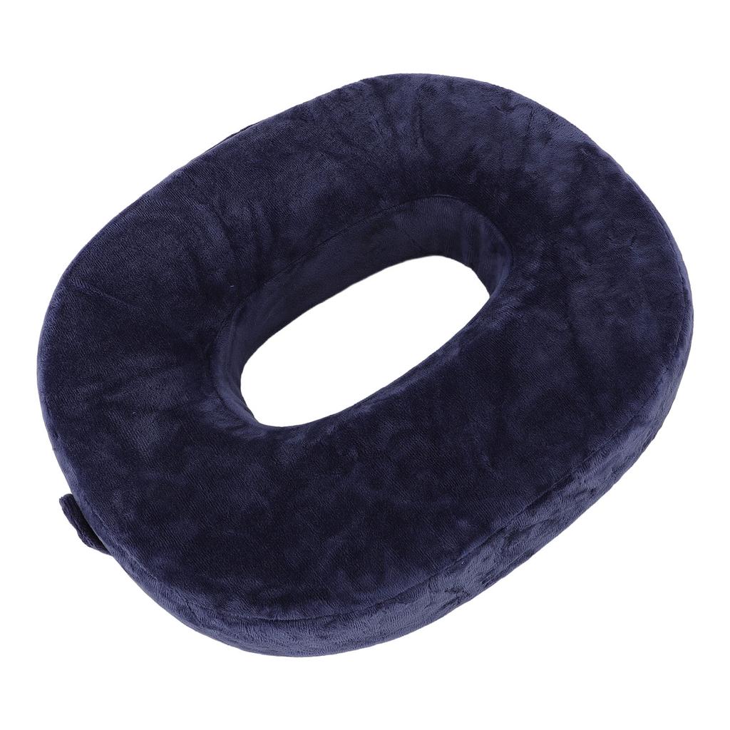 Oval Seat Cushion Non Slip Bottom Memory Foam Donut Pillow for Car and Office Chair