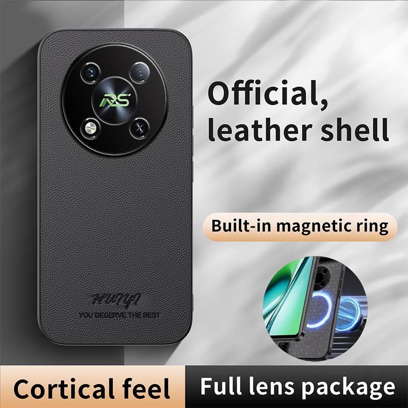 Luxury Business Leather Soft Frame Magnetic Cover For Infinix Itel RS4 Phone Cases Capa