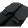 US TACTICAL P90 Double Magazine Made with Authentic Fabric Military-Grade Pouch, Black,