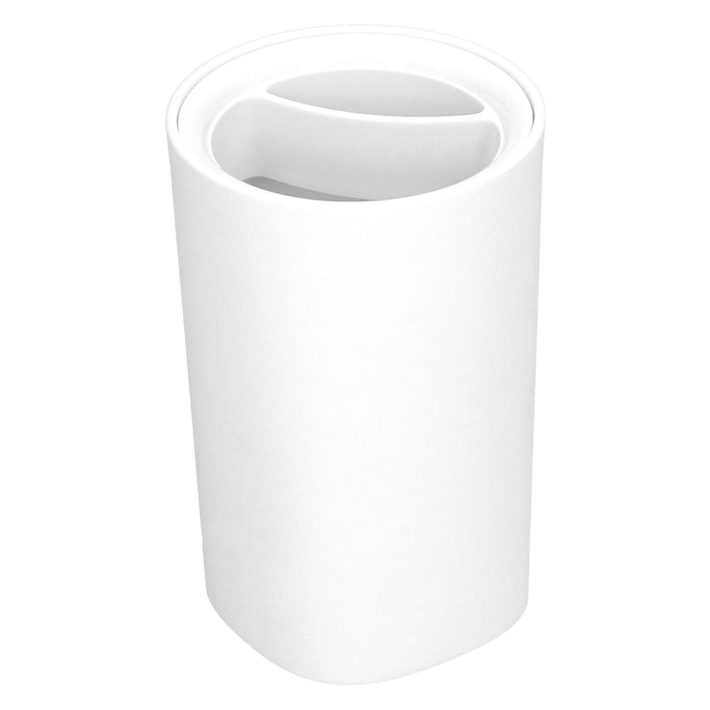 Zahnbürstenbecher Zahnbürste Zahnpasta Aufbewahrungsorganizer Waschbecher mit Gitterdesign für Badezimmer