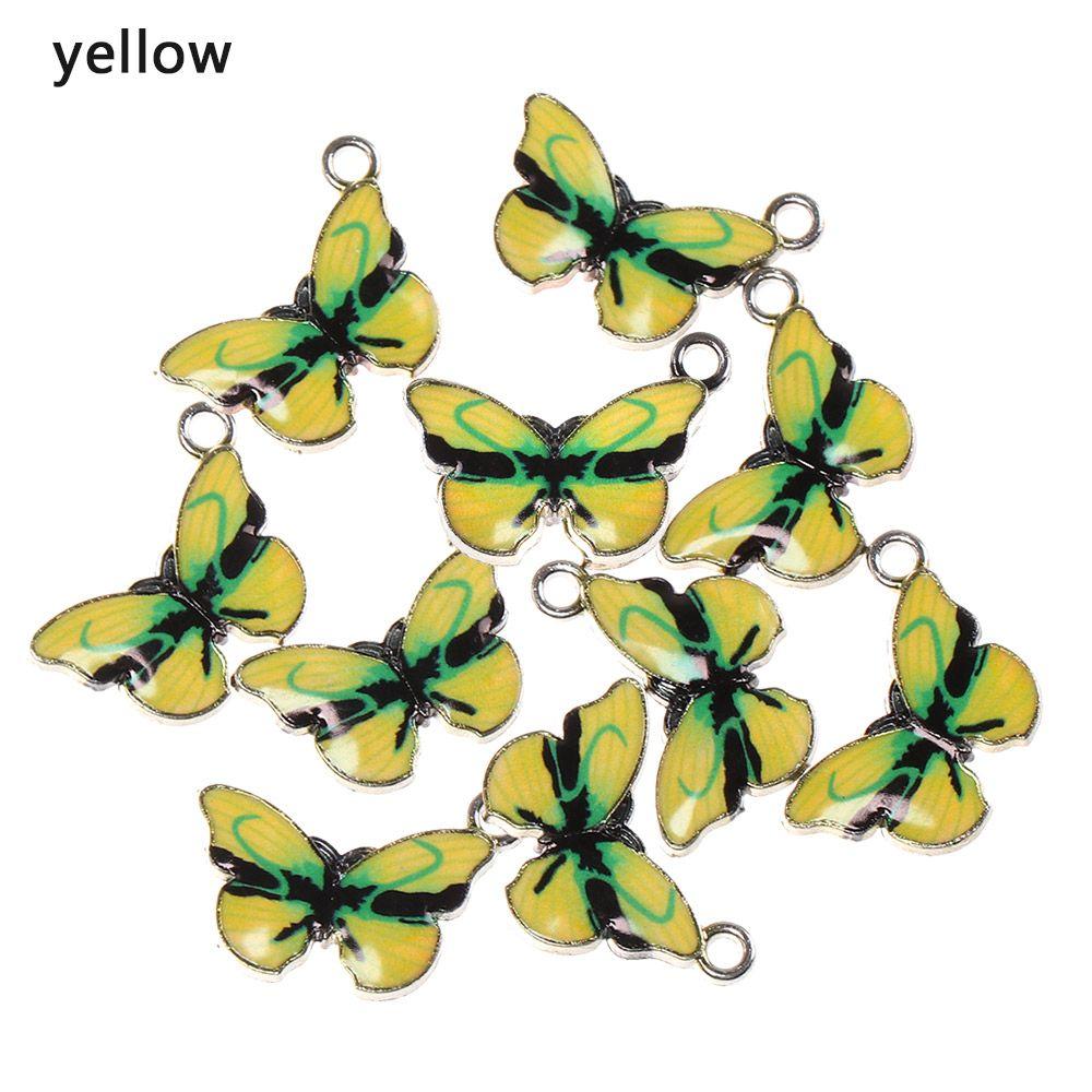 Earrings Crafting DIY Accessories Butterfly Charms Enamel Pendants Cute Animal Jewelry Making