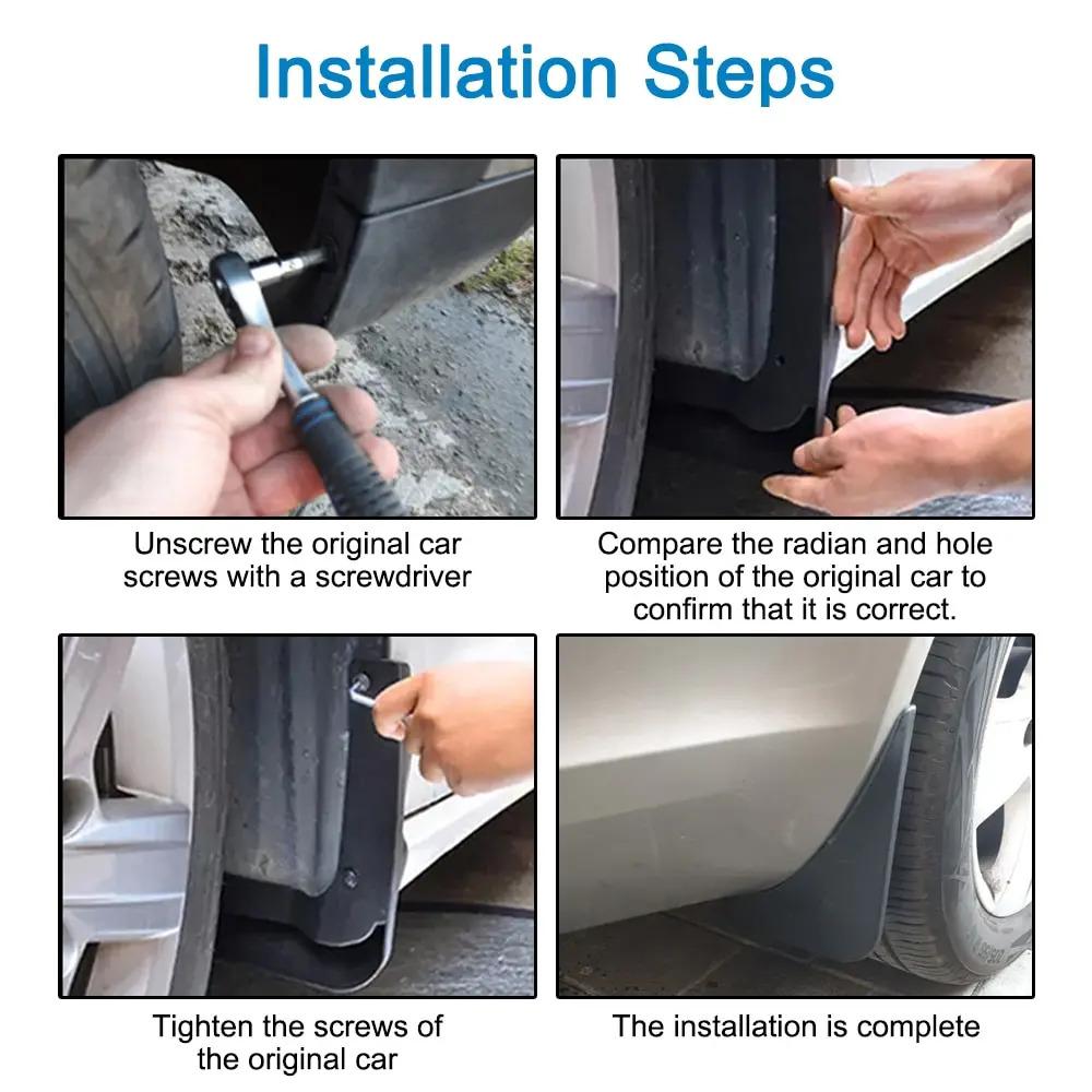 Pro Toyota Corolla Auris E140 E150 2007~2013 Blatníky na auto Ochrana kol Lapače nečistot Kryty Díly Vnější příslušenství