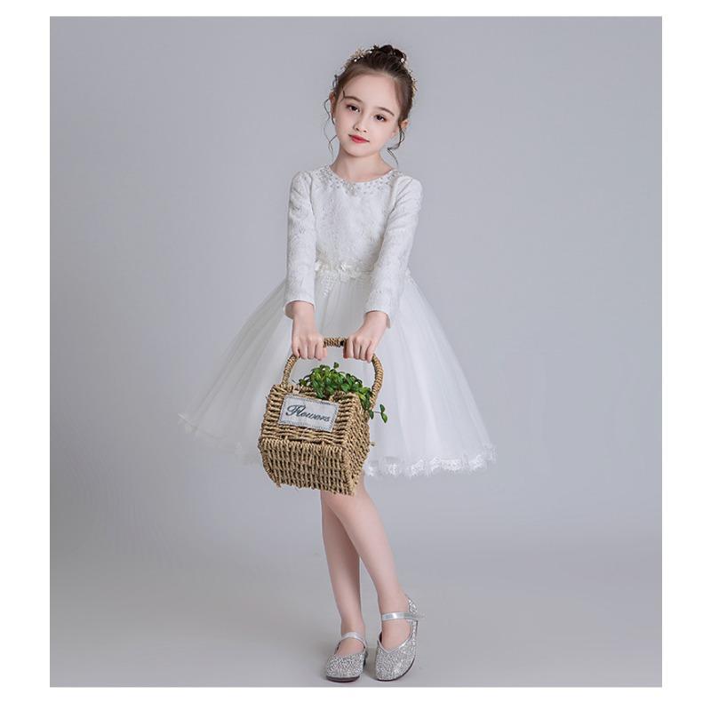 Girls Princess Tulle Formal Party Dress For Big And Little Kids Children