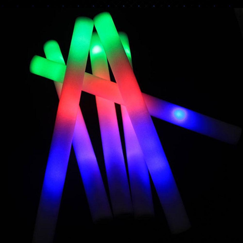 Lot 40PC Light Up Plastic Sticks LED Wands Rally Rave Batons Flashing Glow Stick Lot 40PC Light Up Plastic Sticks LED Wands Rally Rave Batons Flashing Glow Stick