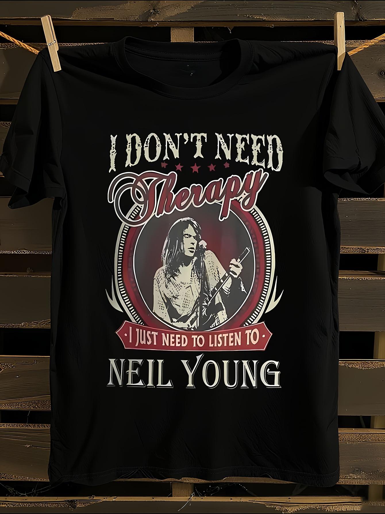 Neil Young Inspired Graphic Tshirt S