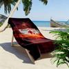 America de Cali Print Beach Towel, Large Soft Quick Dry Towel for Beach Camping Swimming