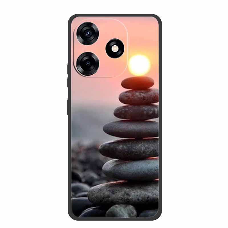 

For Infinix Hot 30 Case Flowers Shockproof Soft Silicone Phone Back Cover for Infinix Hot 30i NFC Original Protector Tiger Para Infinix Hot 30