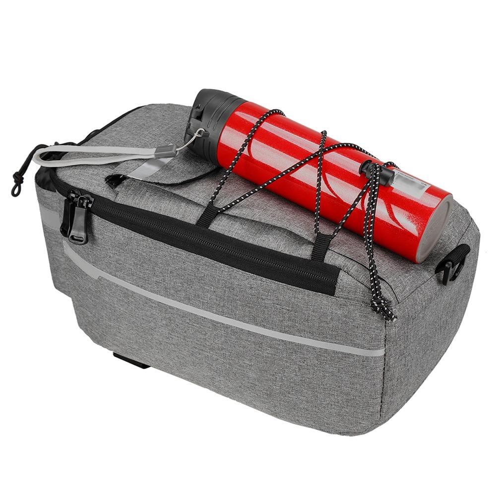 Big Capacity Bike Pannier Bag Insulated Bike Trunk Bag Bicycle Rear Rack Bag  Bicycle Carrier