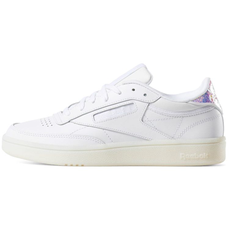 

Reebok Club C 85 Белые женские кроссовки True-Grey CN7753