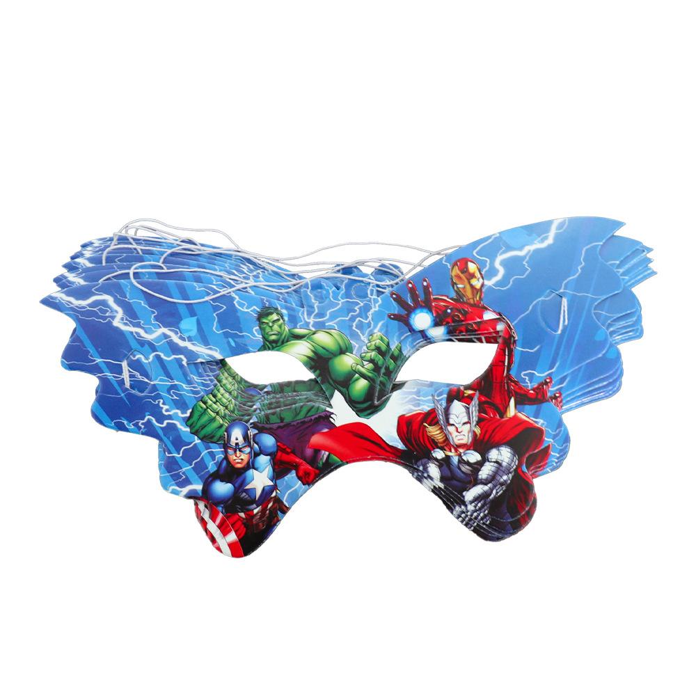 Avengers Birthday Party Supplies Disposable Cutlery Paper Plates Paper Cups Tissue Boys Birthday Party Decorations