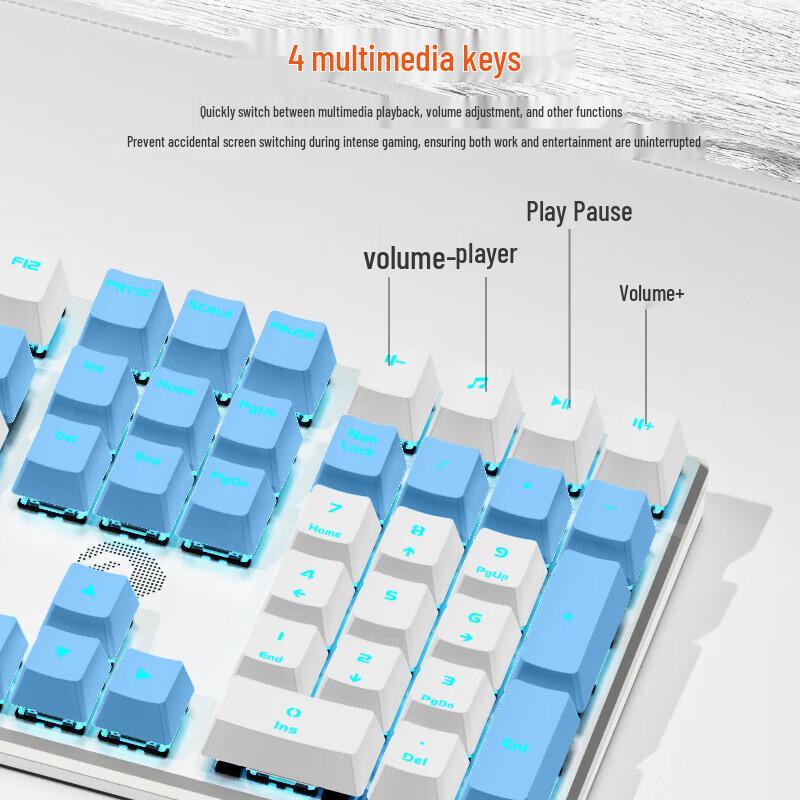 Dareu EK815 Wired 108-Key Mechanical Gaming Keyboard