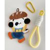 Dog Cartoon Embroidery Animal Toy Doll Keychain Bag Pendant Gift Accessories