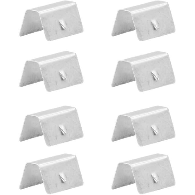 16pcs Wind Rain Deflector Channel Clips Set Universal Stainless Steel Fitting Fixing Retaining Replacement Clip Compatible with Heko G3 Sned
