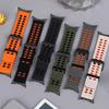 Banda Océano Marino Para Google Pixel Watch 4/3 45mm Correa de Silicona Bicolor para Pixel Watch 3/4 45mm Pulsera Deportiva Transpirable