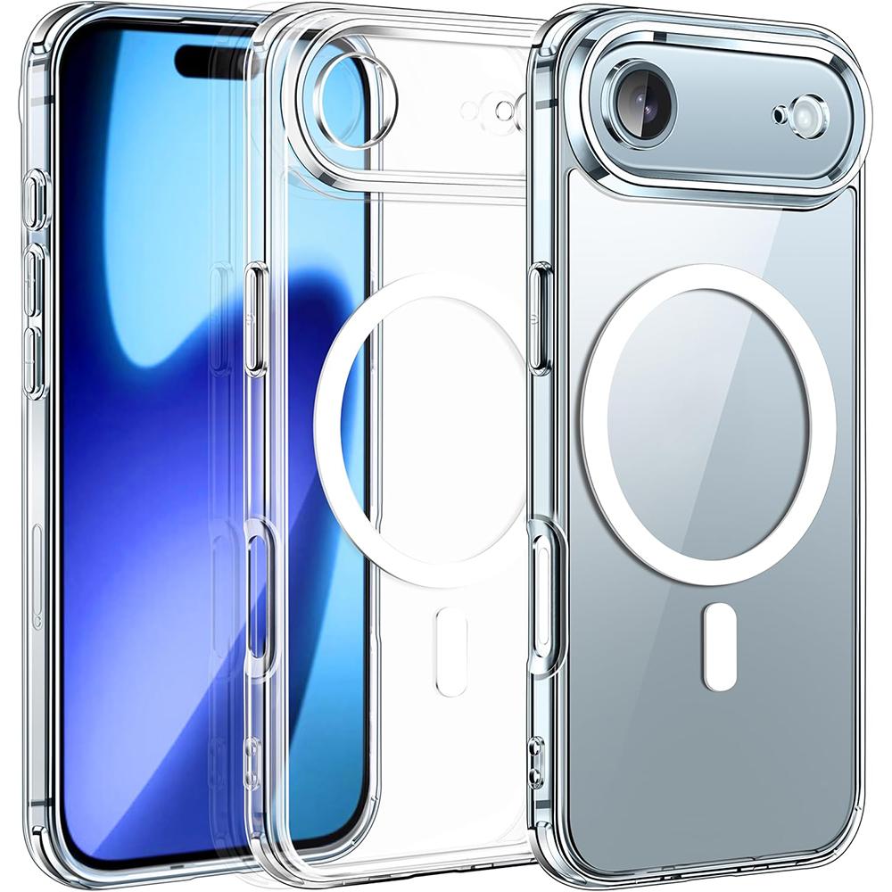 

New Magnetic Magsafe Wireless Charging Case For iPhone 17 Pro Max Hybrid Hybrid Hard Cover For 17 Air Soft Shell iPhone17 iPhone Air